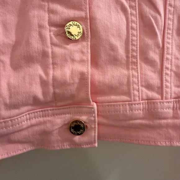 Lilly Pulitzer Pink Laylani Denim Jacket - Picture 4 of 10